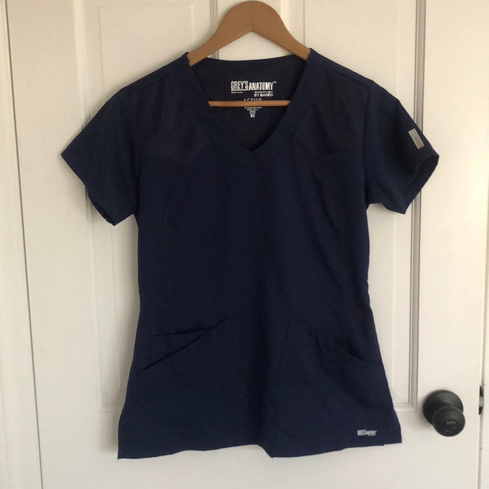 greys anatomy scrub top